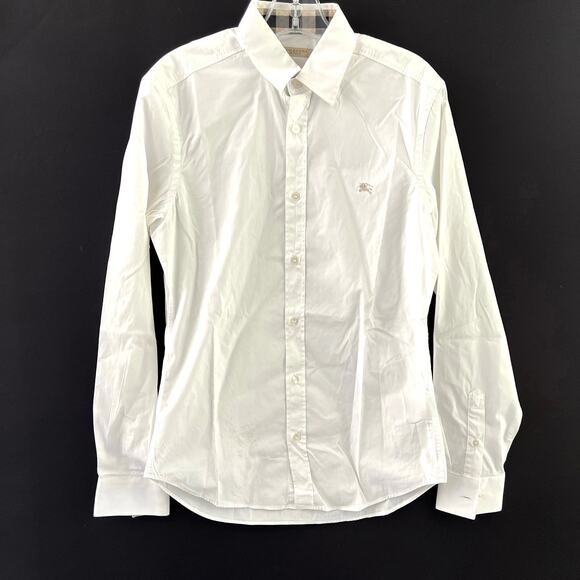 Burberry Brit vintage women’s button front office business long sleeve shirt - Picture 7 of 10